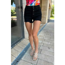 Victoria Moda Női rövid farmernadrág - Fekete - XL