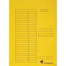 VICTORIA OFFICE Gyorsfűző, karton, A4, VICTORIA OFFICE, sárga (5db) mappa