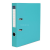 VICTORIA OFFICE Iratrendező, 50 mm, A4, PP/karton, élvédő sínnel, VICTORIA OFFICE, "Basic", türkiz