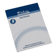  VICTORIA OFFICE Jegyzettömb, A5, 5x50 lap, sima, VICTORIA OFFICE, fehér jegyzettömb