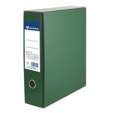 VICTORIA OFFICE Karos iratrendező, VICTORIA, A/4, sötétzöld, tokos mappa