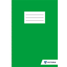 VICTORIA PAPER Spirálfüzet, VICTORIA, A/4, 70 lapos, sima füzet