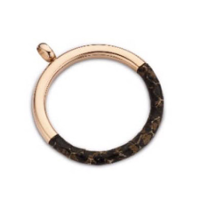 Victoria Rose gold színű barna mintás medál medál