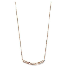 Victoria Rose gold színű fehér köves nyaklánc nyaklánc