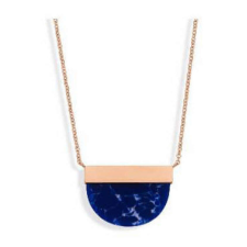VICTORIA Rose gold színű kék mintás nyaklánc nyaklánc