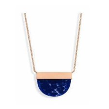 VICTORIA Rose gold színű kék mintás nyaklánc nyaklánc