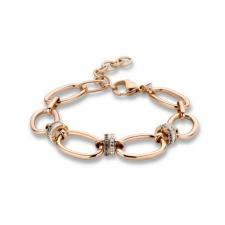Victoria Rose gold színű köves karkötő karkötő