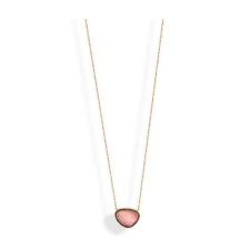  Victoria Rose gold színű rózsaszín köves nyaklánc nyaklánc