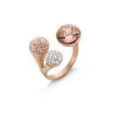 VICTORIA Rose gold színű színes köves gyűrű gyűrű
