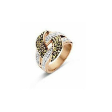 VICTORIA rose gold színű színes köves gyűrű silver-gold gyűrű