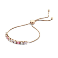 Victoria Rose gold színű színes köves karkötő karkötő