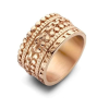  Victoria Rose gold színű vastag gyűrű
