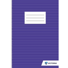 VICTORIA Spirálfüzet, A4, vonalas, 70 lap, VICTORIA PAPER füzet
