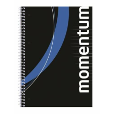VICTORIA Spirálfüzet, A4, vonalas, 90 lap, perforált, lyukasztott, VICTORIA PAPER, "Momentum" füzet