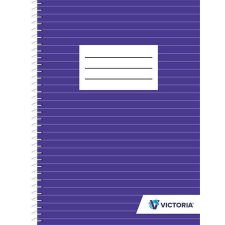 VICTORIA Spirálfüzet, A5, vonalas, 70 lap, VICTORIA PAPER füzet