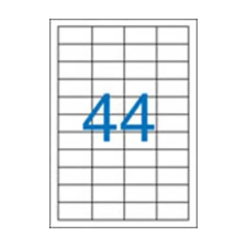 VICTORIA uni. 48,5x25,4mm 4400db/cs etikett