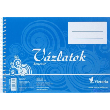 VICTORIA vázlatfüzet famentes spirál 32 lap B5 kreatív papír