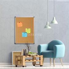 VICTORIA VISUAL Parafatábla, 90x120 cm, alumínium keret, VICTORIA VISUAL parafatábla