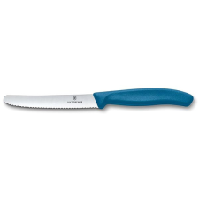 Victorinox Swiss Classic paradicsomhoz, hullámos penge, 11 cm, kék kés és bárd