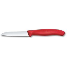 Victorinox Swiss Classic zöldségekhez, 8 cm, egyenes, lekerekített, piros kés és bárd
