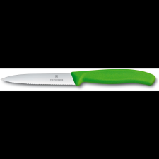  Victorinox zöldségkés recés pengével 10 cm - zöld (6.7736.L4) kés és bárd
