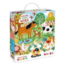  Vidám falu puzzle 24 darab puzzle, kirakós