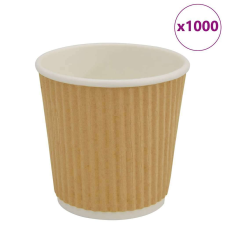 vidaXL 1000 db barna papír kávéscsészék 4oz 100ml party kellék