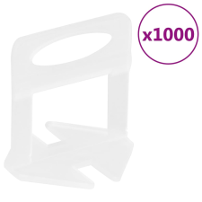 vidaXL 1000 db csempeszintező ék 2 mm kőműves és burkoló szerszám