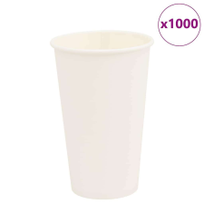 vidaXL 1000 db fehér papír kávéscsészék 16oz 400ml party kellék