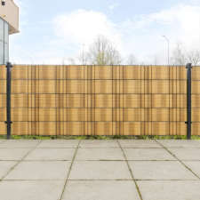 vidaXL 10 db világosbarna polyrattan erkélyparaván 255 x 19 cm kerti bútor