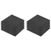 vidaXL 12 darab fekete esésvédő, ütéscsillapító gumilap 50 x 50 x 3 cm (276273)