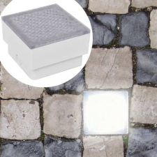 vidaXL 12 db beépíthető LED fény 100 x 100 x 68 mm kültéri világítás