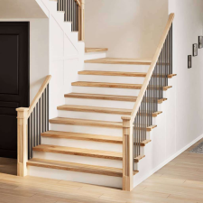 vidaXL 12 db tömör tölgyfa lépcsőfokok kezeletlen 120x25x2 cm lakástextília