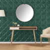 vidaXL 12 db zöld XPS origami fali panel 50 x 50 cm 3 m²