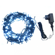 vidaXL 2000 hideg fehér LED-es kültéri/beltéri fényfüzér 200 m IP44 karácsonyfa izzósor