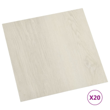 vidaXL 20 db bézs színű öntapadó PVC padlólap 1,86 m² (330153) járólap