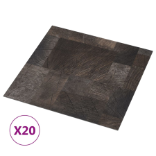vidaXL 20 db famintás öntapadó PVC padlólap 1,86 m² (330170) járólap
