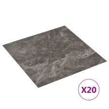 vidaXL 20 db fekete márvány mintás öntapadó PVC padlólap 1,86 m² (330172) járólap