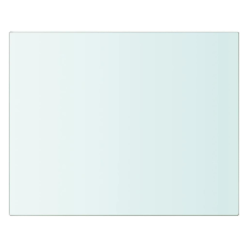 vidaXL 20x25 cm átlátszó panel üvegpolc (243805) bútor
