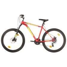 vidaXL 21 sebességes piros mountain bike 27,5 hüvelykes kerékkel 50 cm mtb kerékpár
