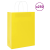 vidaXL 250 db sárga papírzacskók fogantyúkkal 26x12x35 cm