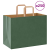 vidaXL 250 db zöld kraft papírzacskók fogantyúkkal 32x17x25 cm