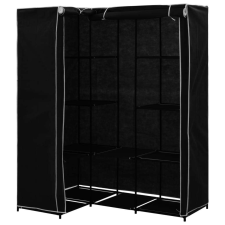 vidaXL 282449 corner wardrobe black 130x87x169 cm bútor