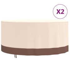 vidaXL 2 db 600D oxford-szövet kerti bútorhuzat Ø 183x71 cm kerti bútor