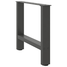 vidaXL 2 db antracit acél dohányzóasztal lábak 42×50 cm bútor