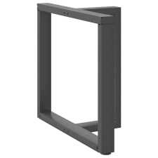 vidaXL 2 db antracit acél étkezőasztal lábak T-alakú 80x35x(72-73) cm bútor