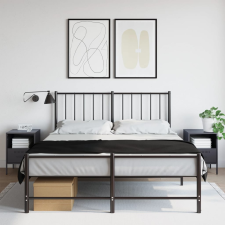 vidaXL 2 db antracit hideghengerelt acél éjjeliszekrény 36x39x50,5 cm bútor