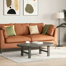 vidaXL 2 db antracitszürke acél dohányzóasztal láb 50x(30-31) cm bútor