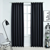 vidaXL 2 db antracitszürke sötétítőfüggöny kampókkal 140 x 175 cm