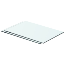 vidaXL 2 db átlátszó üveg paneles polc 40 x 20 cm bútor